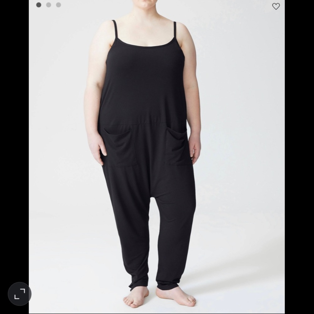 Universal Standard Black Jackson Jumpsuit Sz M (18-20)